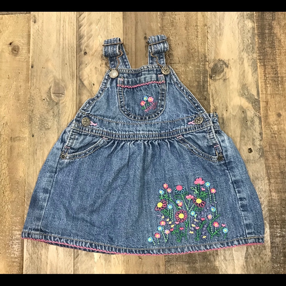 OshKosh denim overall dress